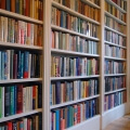 Custom built home library - part view