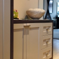 Bespoke hallway cupboard and chest of drawers - part view 2