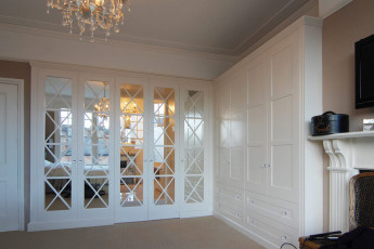 Mirrored door bedroom suite
